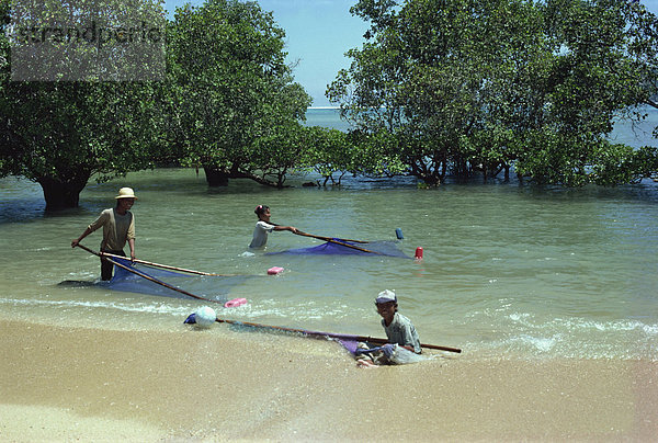 Shrimping  Lombok  Indonesien  Südostasien  Asien