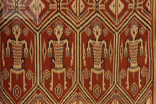 IBAN Ikat Textil  Kuching  Sarawak  Malaysia  Südostasien  Asien