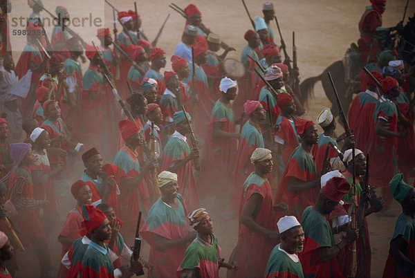 Dem Durbar Festival  Kano  Nigeria  Westafrika  Afrika