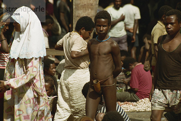 Markt  Wamena  Irian Jaya  Indonesien  Südostasien  Asien