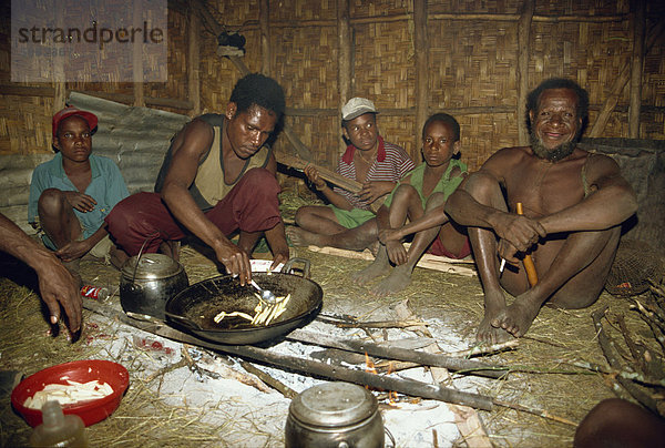 Abendessen Vorbereitung Südostasien Asien Indonesien spielen