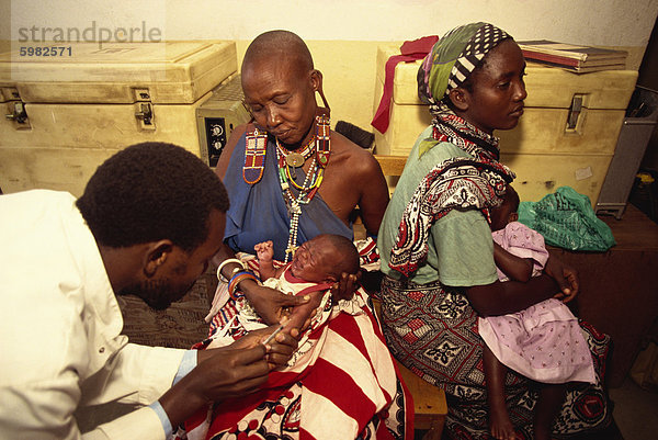 Masai Klinik  Kenia  Ostafrika  Afrika