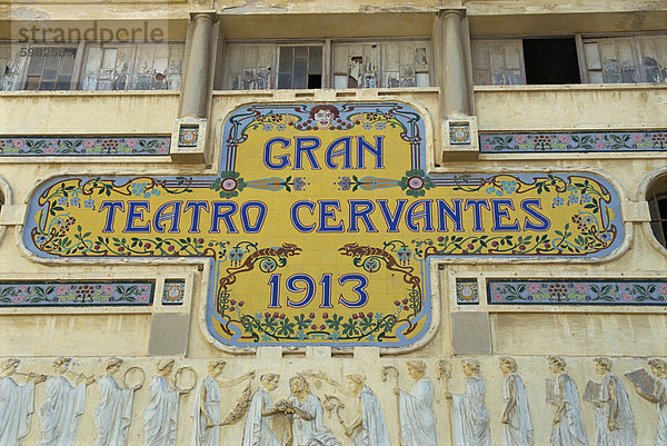 Cervantes Theater  datierend von 1913  Tanger  Marokko  Nordafrika  Afrika