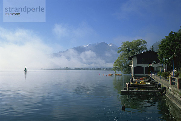 Morgennebel  Zell am See  Österreich  Europa