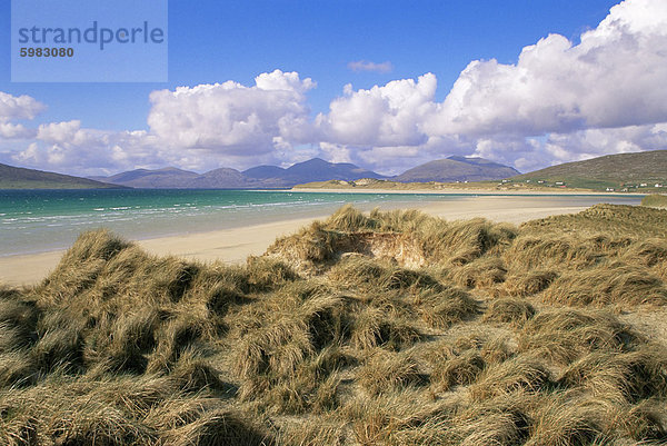 Sanddünen am Seilebost  Isle of Harris  Äußere Hebriden  Western Isles  Schottland  Vereinigtes Königreich  Europa