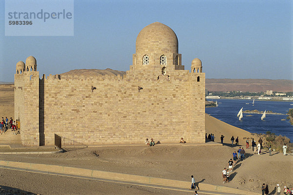 Das Aga Khan Mausoleum  Aswan  Ägypten  Nordafrika  Afrika