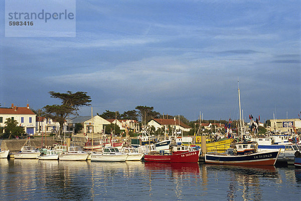 Hafen  La Cotiniere  Ile d ' Oleron  Poitou-Charentes  Frankreich  Europa