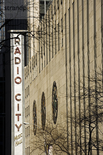Radio City  New York  Vereinigte Staaten von Amerika  Nordamerika