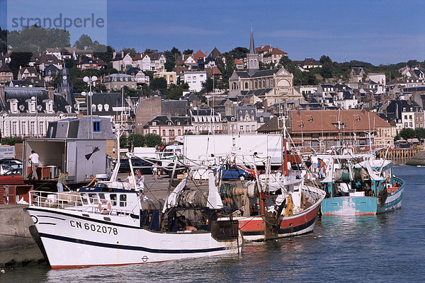 Uferviertel  Trouville  Basse-Normandie (Normandie)  Frankreich  Europa