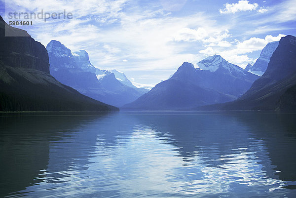 Maligne Lake  Alberta  Rockies  Kanada  Nordamerika
