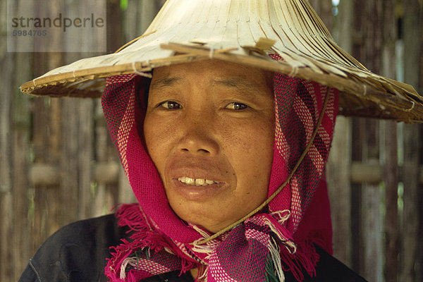 Portrait von Frau Bauer  Chiang Rai  Thailand  Südostasien  Asien