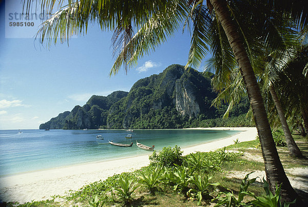 Krabi Beach  Ko Pi Pi Island  Thailand  Südostasien  Asien