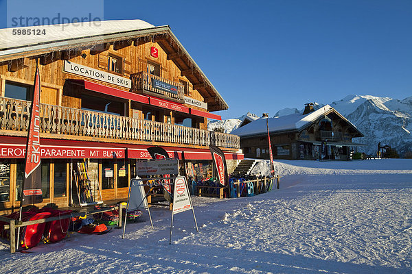 Chamonix  Chamonix-Mont-Blanc  Haute Savoie  französische Alpen  Frankreich  Europa