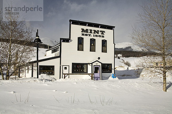 Historisches Mint-Restaurant in Silverthorne  Rocky Mountains  Colorado  USA  Nordamerika