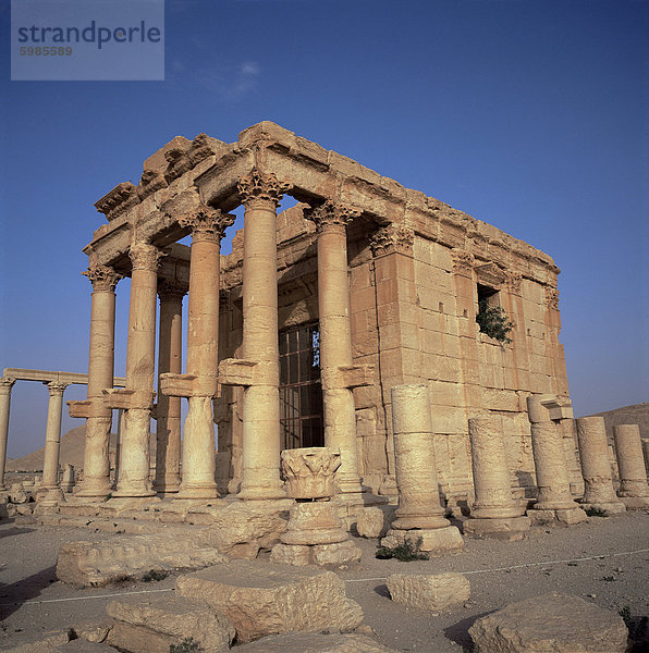 Römischer Tempel des Baal-Shamine  aus 23 n. Chr.  Palmyra  UNESCO World Heritage Site  Syrien  Naher Osten