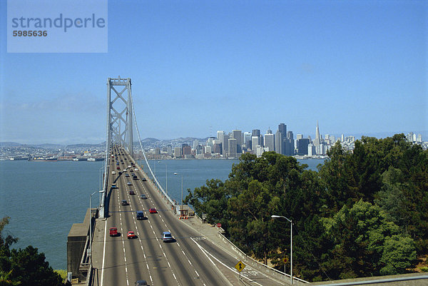 Bay Bridge  San Francisco  California  Vereinigte Staaten von Amerika  Nordamerika