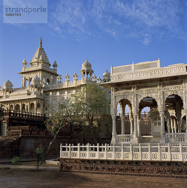 Jaswant Thada  Maharaja Jaswant Singh II Kenotaph  1899 erbaute  Jodhpur  Rajasthan Zustand  Indien  Asien