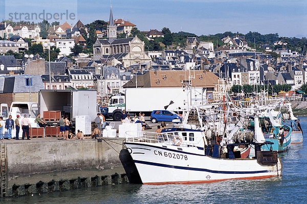 Uferviertel  Trouville  Basse-Normandie (Normandie)  Frankreich  Europa