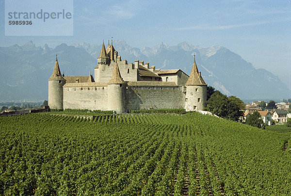 Château d ' Aigle  Schweiz  Europa