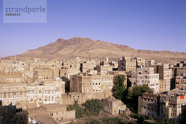 Altstadt  Sana ' A  UNESCO Weltkulturerbe  Republik Jemen  Naher Osten