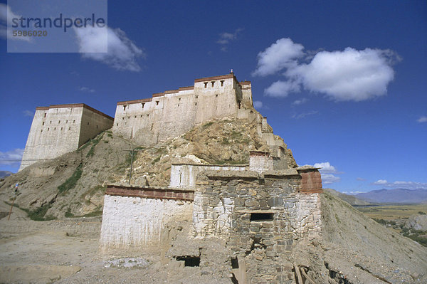 Gyangze Dzong (Kloster)  Gyangze (Gyantse)  Tibet  China  Asien