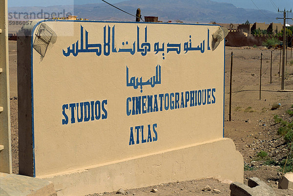 Film Studio  Ouarzazate  Marokko  Nordafrika  Afrika