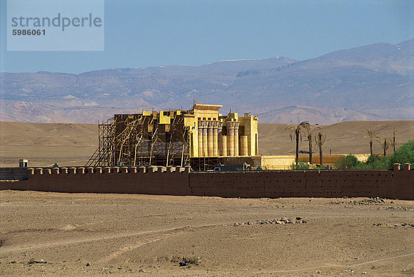 Festlegen der Mumie  film Studio  Ouarzazate  Marokko  Nordafrika  Afrika