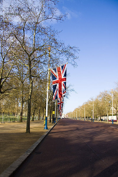 Die Mall  London  England  Vereinigtes Königreich  Europa