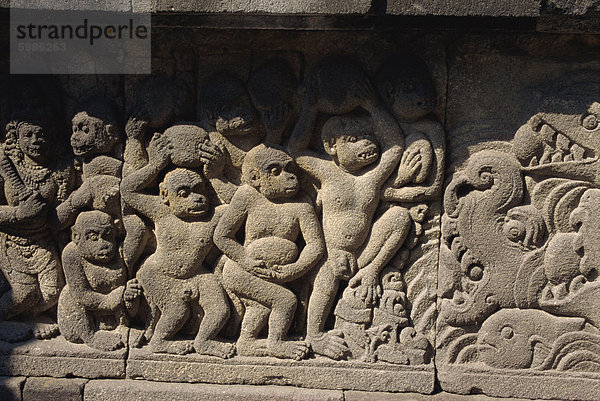 Hinduistische Tempel Prambanan  UNESCO Weltkulturerbe  Java  Indonesien  Südostasien  Asien