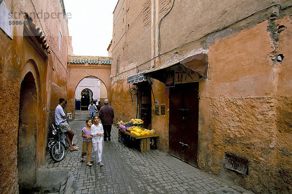 Souk  Marrakesch (Marrakech)  Marokko  Nordafrika  Afrika