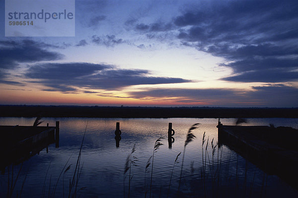 Thurne breit  Norfolk Boards  Norfolk  England  Vereinigtes Königreich  Europa