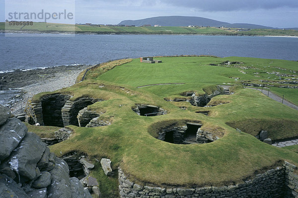 Jarlshof  Shetland  Schottland  Vereinigtes Königreich  Europa