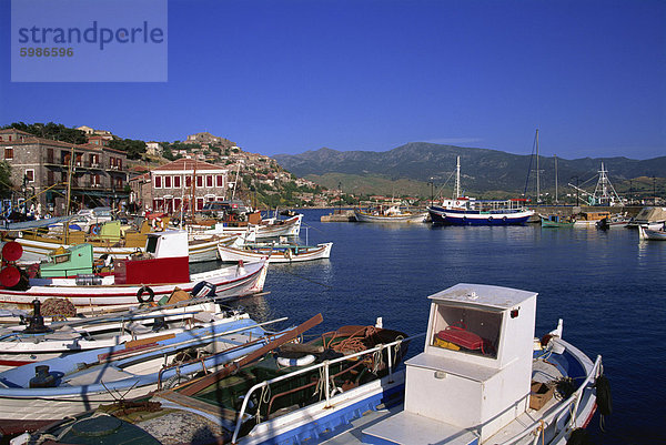 Hafen Europa Griechenland Griechische Inseln Lesbos