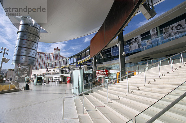 Neues Einkaufszentrum auf dem Strip  Las Vegas  Nevada  Vereinigte Staaten von Amerika  Nordamerika