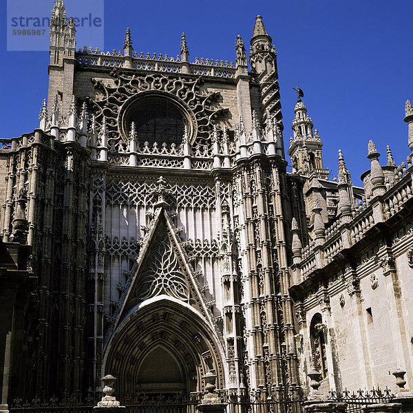 Kathedrale von Sevilla  Sevilla  Andalusien  Spanien  Europa