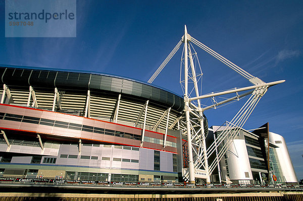 Millennium Stadium  Cardiff  Süd Glamorgan  Wales  Vereinigtes Königreich  Europa