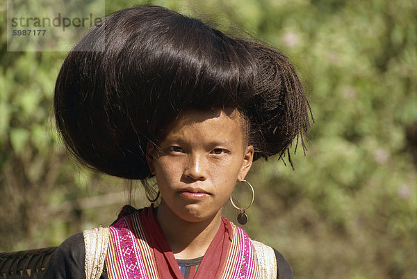 Rote Hmong  Lai Chau  Nord-Vietnam  Indochina  Südostasien  Asien