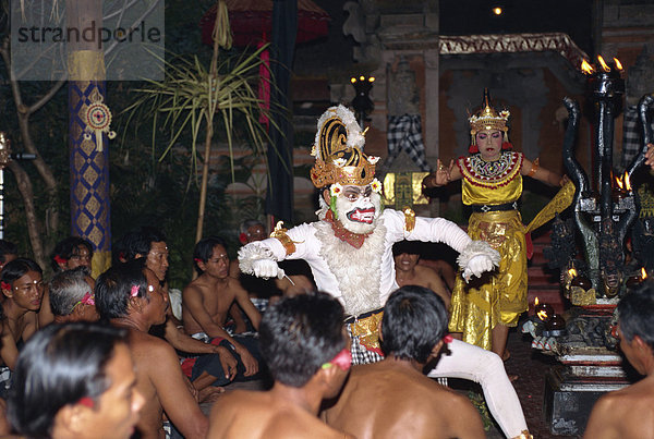 Kecak Tanz  Bali  Indonesien  Südostasien  Asien