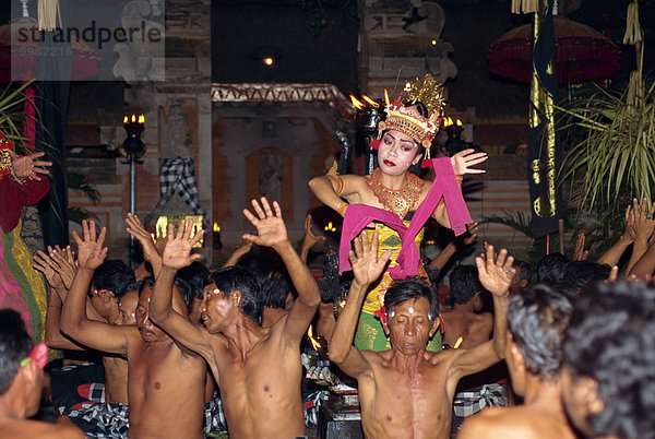 Kecak Tanz  Bali  Indonesien  Südostasien  Asien