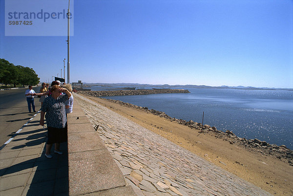 Aswan Damm  Aswan  Ägypten  Nordafrika  Afrika