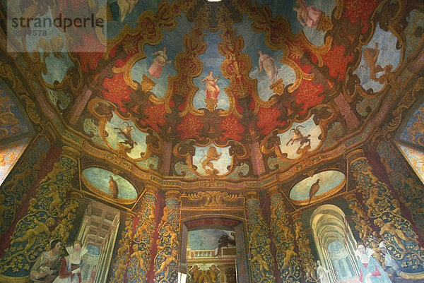 Illusionist Fresken von Donato Mascagni  Schloss Hellbrunn  nahe Salzburg  Österreich  Europa