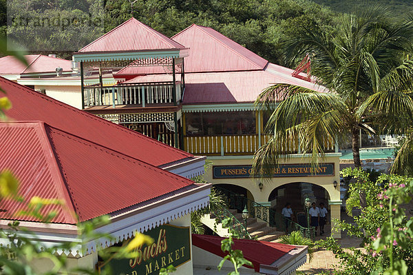 Pusser Shop  Bar und Restaurant  Laverick Bay  Virgin Gorda  Jungferninseln  Karibik  Caribbean  Mittelamerika