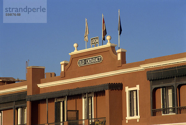 Das Old Cataract Hotel  Aswan  Ägypten  Nordafrika  Afrika