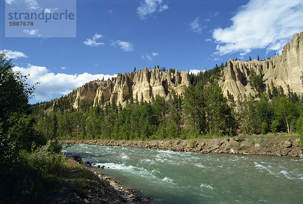 Hoodoos in den Rocky Mountains  Kanada  Nordamerika