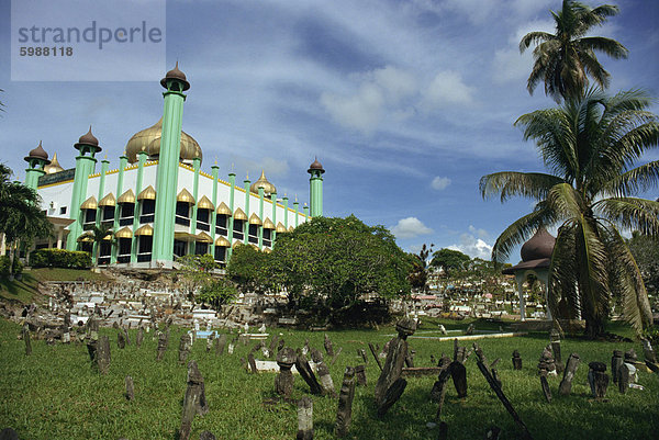 Kuching Moschee  Kuching  Sarawak  Malaysia  Südostasien  Asien