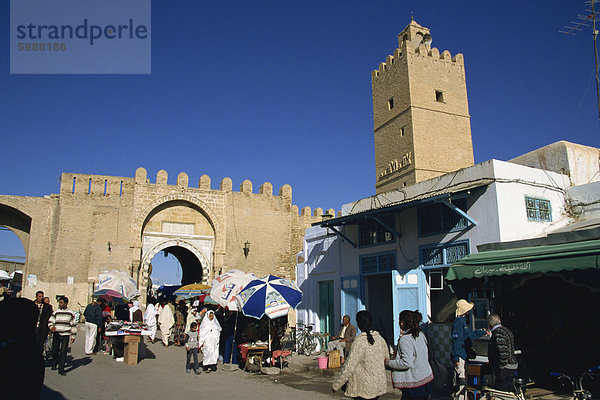 Mauern der Medina  Medina  Kairouan  Tunesien  Nordafrika  Afrika