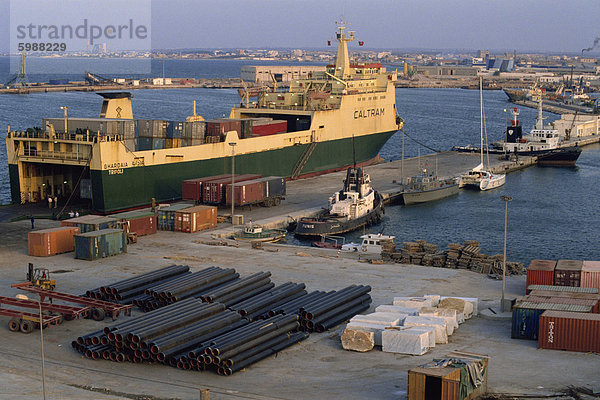 Hafen von Sousse  Tunesien  Nordafrika  Afrika