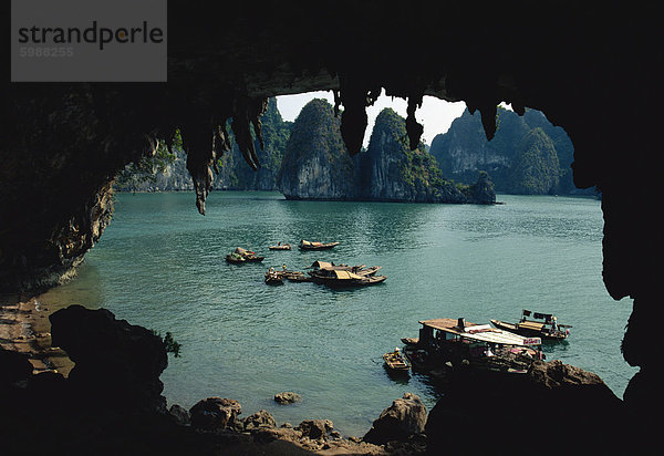 Marvels Insel  Golf von Tonkin  Bay Hanoi in Vietnam  Indochina  Südostasien  Asien