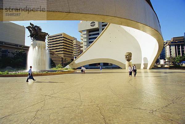 De Jager Skulptur  Strijdom Square  Pretoria  Südafrika  Afrika