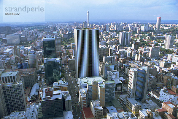 Skyline  Innenstadt  Südafrika  Afrika
